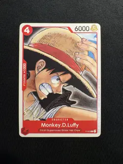 Monkey D. Luffy One Piece Film Red P-022 Promotion Card Promo English NM - Image 1