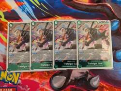 4X Trafalgar Law OP13 OP13-031 R Playset - One Piece Card Game - Image 1