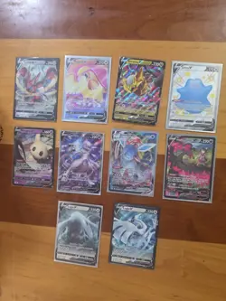 Pokemon TCG LUGIA V, MOLTRES V, MEWTWO V, DITTO V, GLACEON VMAX NM 10 CARDS - Image 1