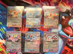 Pokemon Prismatic Evolutions Surprise Box Stamped Promo Cards - Image 1