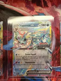 Pokemon Prismatic Evolutions Surprise Box Stamped Promo Cards - Image 3