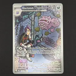Pokemon TCG Card Team Rocket's Weezing 199/182 Destined Rivals Illustration - NM - Image 1