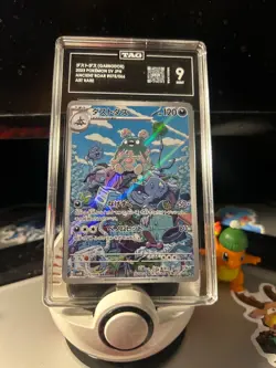 pokemon card Japanese 2023 full art rare garbodor 9 - Image 1