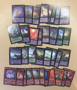 Wyvern Phoenix CCG 1995 U.S. Games LOT OF 35 Trading Cards - Image 1