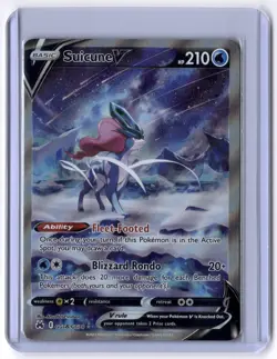 Suicune V GG38/GG70 Ultra Rare Holo NM Pokemon Crown Zenith: Galarian Gallery - Image 1