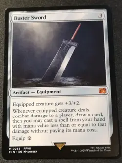 Buster Sword - FIN - MTG - EN - NM - 0255 - Image 1