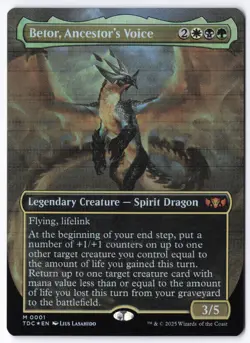 Betor, Ancestor's Voice (Borderless) 1 Commander: Tarkir: Dragonstorm - Image 1