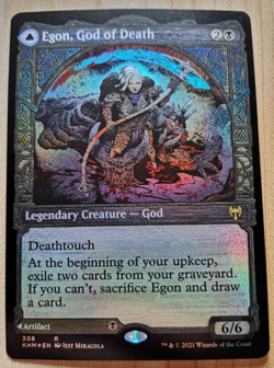 Egon, god Of Death - Showcase - Foil - Kaldheim - NM - EN - 306 - Image 1