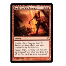 Bonfire of the Damned #129 MTG [Avacyn Restored] Mythic Red Sorcery Regular NM - Image 1