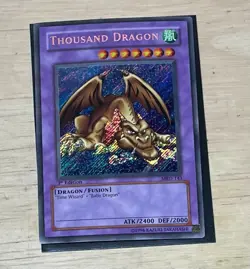 Yugioh Thousand Dragon MRD-143 Secret Rare 1st Ed - LP - Image 1