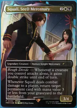 Squall, SeeD Mercenary (Standard Showdown Promo) FOIL MINT MAGIC CARD (519927) - Image 1