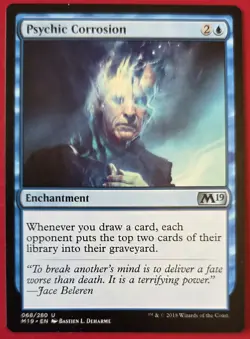 MTG Magic The Gathering Psychic Corrosion Core Set M19 - Image 1