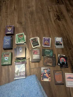 Vintage Mixed CCG TCG Card Lot Netrunner Star Trek Jyhad Magic MTG - Image 1