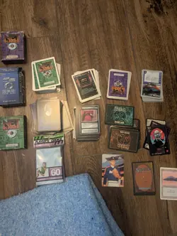 Vintage Mixed CCG TCG Card Lot Netrunner Star Trek Jyhad Magic MTG - Image 2