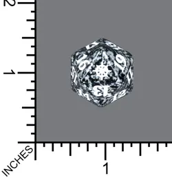 Brand New D20 Spindown Magic Spindown Die - Ixalan - Black MTG Dice D20 - Image 1