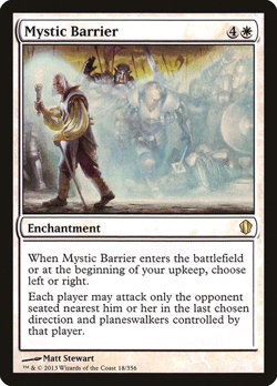 MTG - Mystic Barrier - Commander 2013 - Magic the Gathering - Image 1