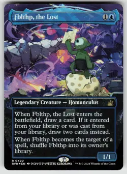 Fblthp, the Lost (Anime Borderless) 420 Ravnica Remastered Foil NM - Image 1