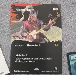 Voice of Victory (Borderless) Tarkir: Dragonstorm NonFoil - Image 1