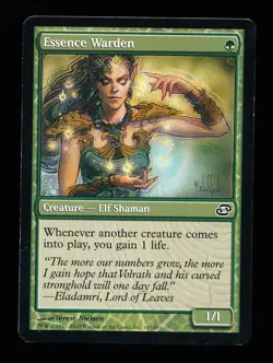 * * 1x Essence Warden x1 * * Planar Chaos MTG LP Lightly Played - Image 1