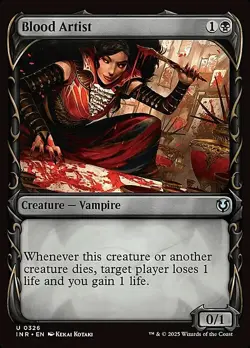 Magic The Gathering MTG BLOOD ARTIST SHOWCASE Innistrad Remastered NM Near Mint - Image 1