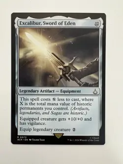 Excalibur Sword of Eden MTG Magic the Gathering Card NM Near Mint ACR - Image 1