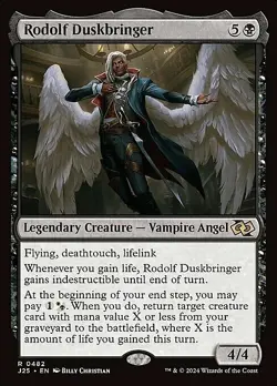 Magic The Gathering MTG RODOLF DUSKBRINGER Foundations NM Near Mint - Image 1