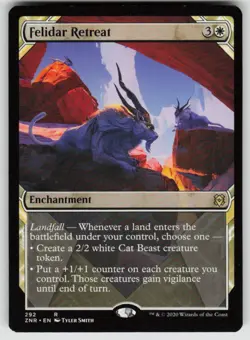 Felidar Retreat (Showcase) 292 Rare Zendikar Rising Magic: The Gathering NM - Image 1