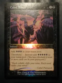 mtg magic cabal ritual FOIL torment ENGLISH messe de la coterie tourment - Image 2