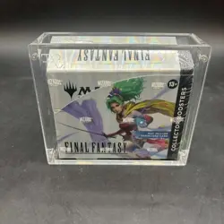 Magic The Gathering Final Fantasy Collector Boosters Box SEALED W/ ACRYLIC - Image 1
