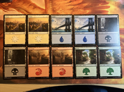 MTG 10 x Basic Land Marvel's Spider-Man Near-Mint!! - Image 1