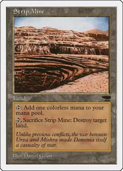 Magic The Gathering MTG STRIP MINE Anthologies NM Near Mint - Image 1