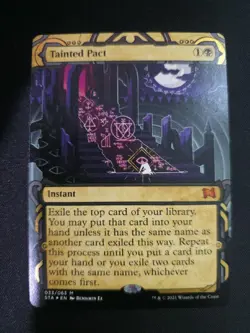 Tainted Pact Mint Condition Etched-Foil Strixhaven Mystical Archive Print - Image 1