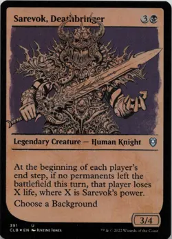 Sarevok, Deathbringer (Showcase) - FOIL - U Commander Legends: Battle for Baldur - Image 1
