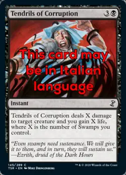 MTG 4x TENDRILS OF CORRUPTION EXC - TENTACOLI DELLA CORRUZIONE - TSR - MAGIC - Image 1