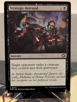 Strategic Betrayal 94 Uncommon Tarkir: Dragonstorm Magic: The Gathering NM - Image 1