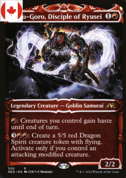 Goro-Goro, disciple of ryusei -showcase- MTG NM English - Image 1
