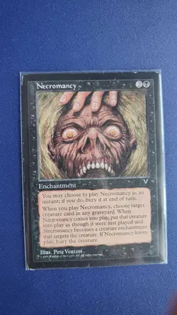 Necromancy Visions Mtg Magic The Gathering MP - Image 1
