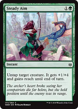 MTG - Steady Aim - Foil, War of the Spark - Image 1