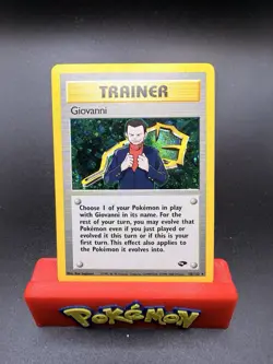 Pokemon TCG Giovanni Trainer Gym Challenge Holo Card 18/132 NM - Image 1