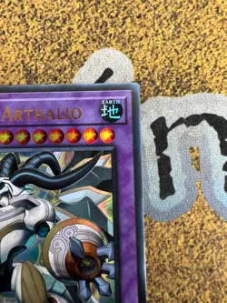 Yugioh Dracotail Arthalion JUSH-EN006 Ultra Rare 1st Edition - MISPRINT NM - Image 3