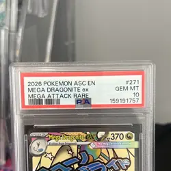 Pokemon TCG Mega Dragonite ex 271/217 Me Ascended Heroes PSA 10 - Image 2