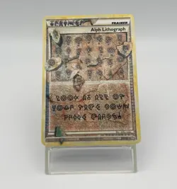 The Pokemon Company Pokemon TCG HGSS Alph Lithograph FOUR Rare Regular English - Image 1