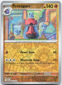 Probopass 098/182 Uncommon Destined Rivals Pokemon Reverse Holo Near Mint - Image 1