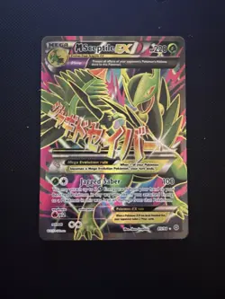 The Pokemon Company M Sceptile EX 85/98 XY Ancient Origins Full Art Holo - Image 3