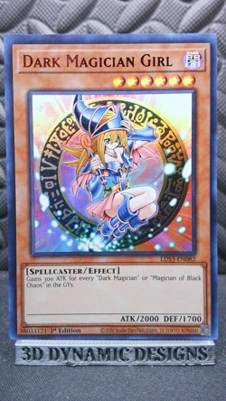 | Yugioh Dark Magician Girl LDS3-EN082 1st RED Ultra Rare NM/M 🔥 | - Image 1