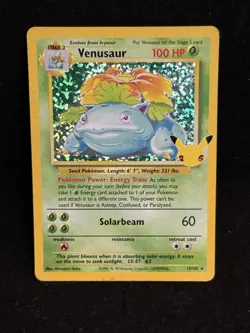 Venusaur 15/102 Celebrations: Classic Collection Holo Pokemon - Image 1