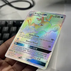 Pokemon TCG Kingdra GX Full Art Hyper Rare SM155 lp - Image 2