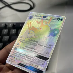 Pokemon TCG Kingdra GX Full Art Hyper Rare SM155 lp - Image 3