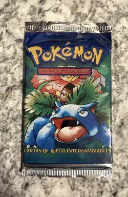 Factory Sealed Venusaur Art Booster Pack - 1999 Rare - SPANISH - Pokemon TCG - Image 1