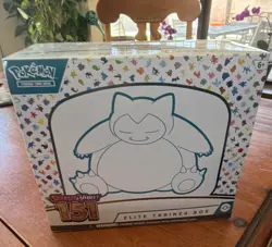 Pokemon TCG Scarlet & Violet 151 Elite Trainer Box Snorlax 9 Packs English - Image 1